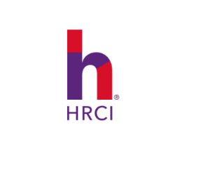 HRCI logo with a stylized lowercase 'h' in red and purple and the text 'HRCI' below.