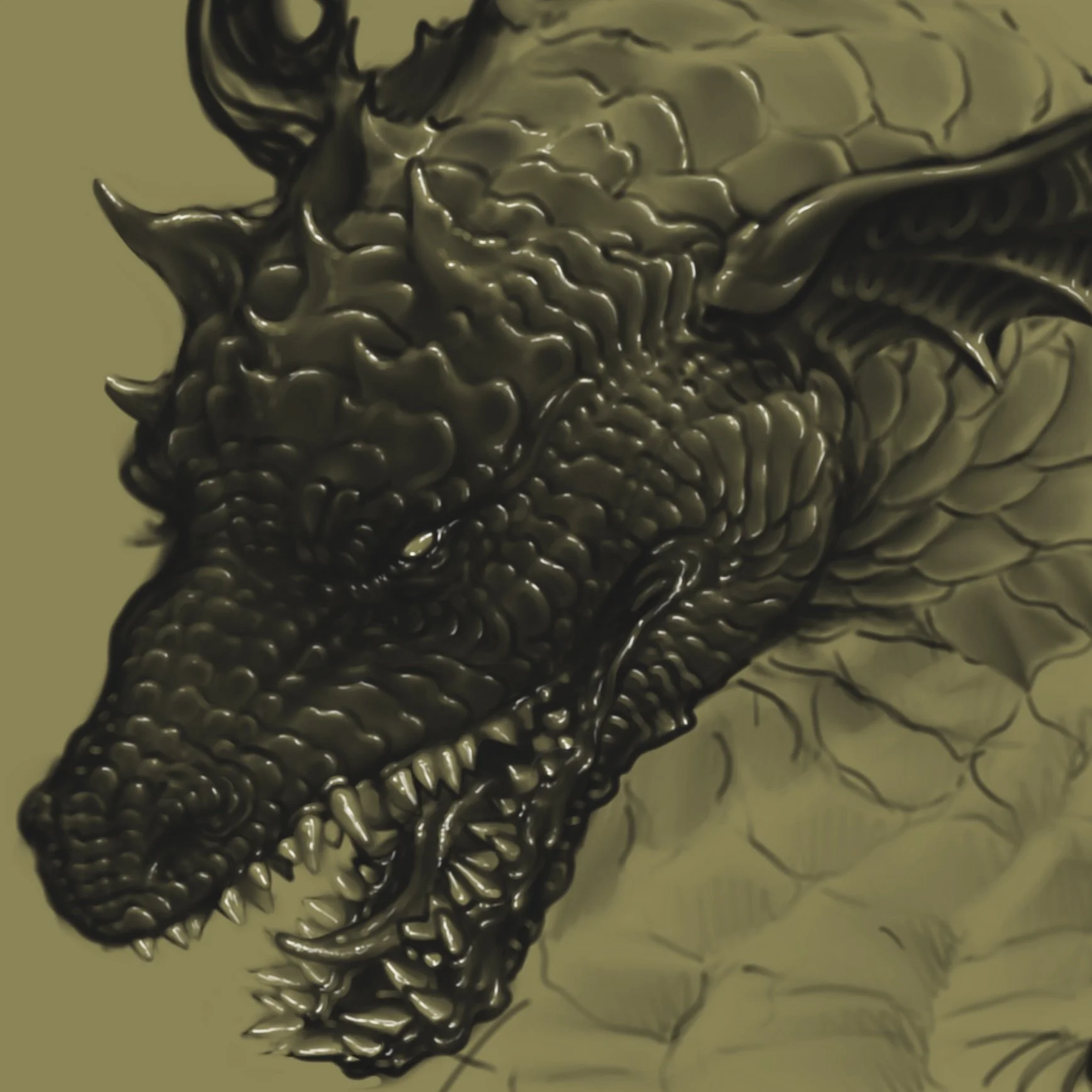Green Scale Dragon