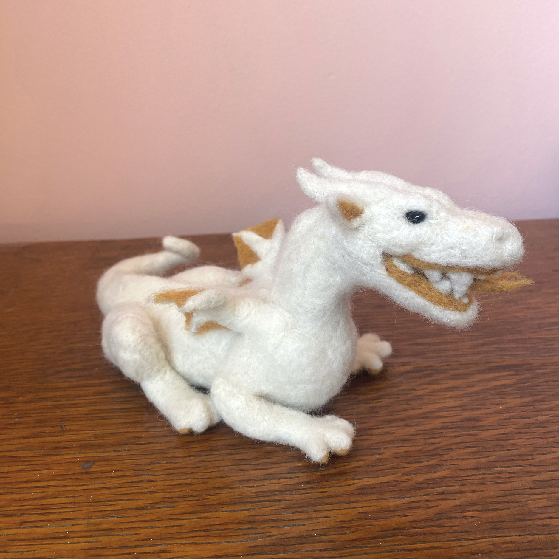Large white dragon