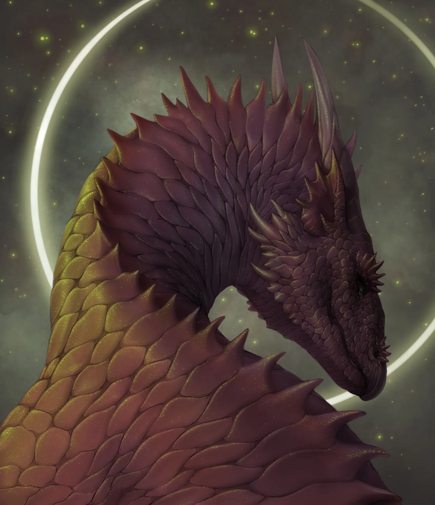 Red Dragon Digital Painting
