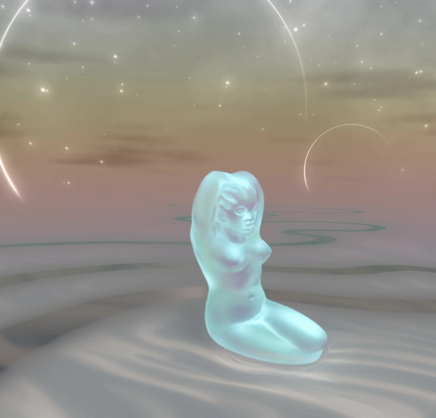 Ether Gummy Being Digital Painting