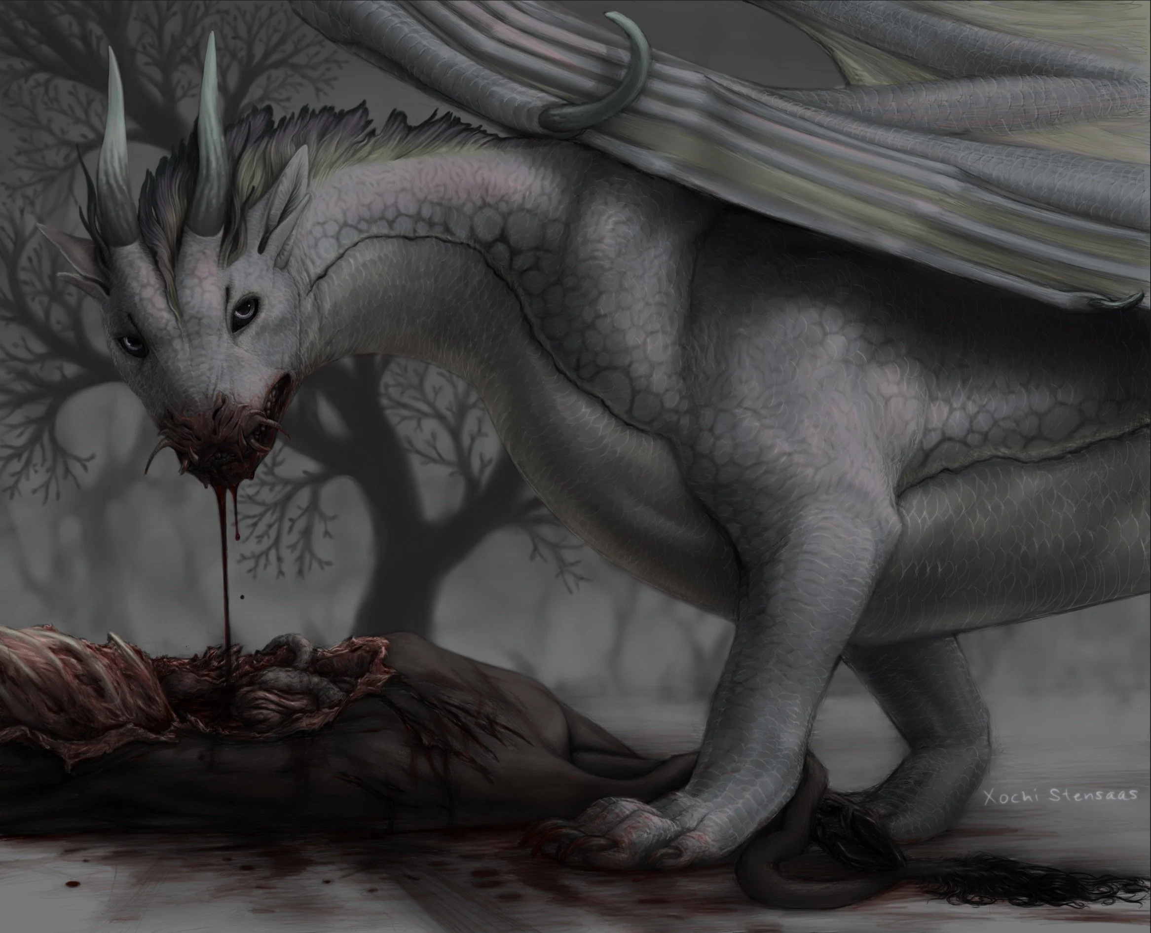 Ash Dragon and her Unicorn Kill