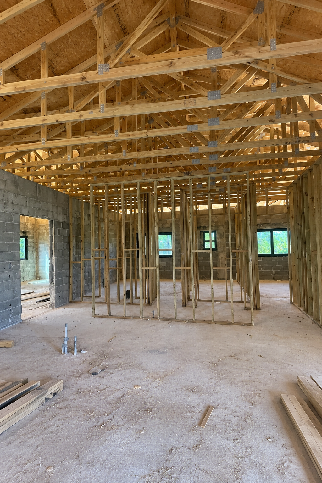 Kitchen Construction Before