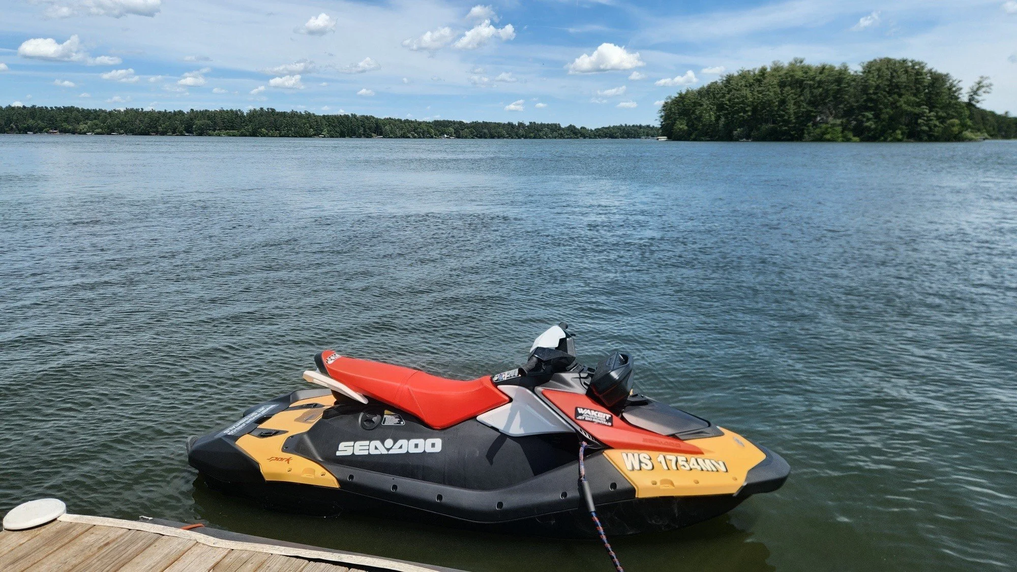 Beautiful day to be on a jetski!