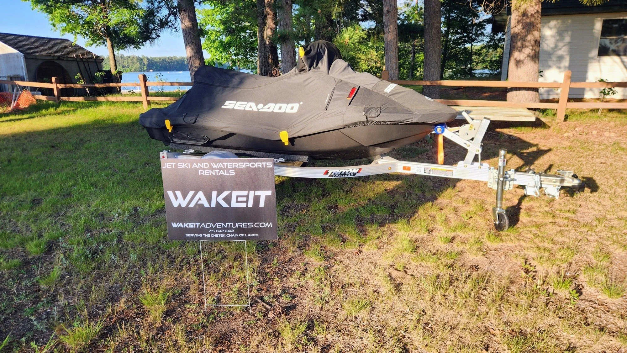 If you didn't know, WakeIt is a brand new jetski rental company operating on the beautiful Chetek Chain of Lakes. #wakeit