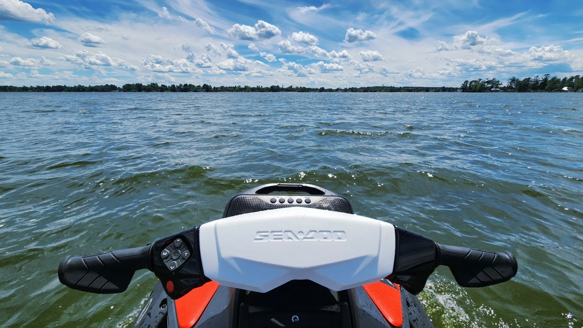 Beat the heat this week! You're always cooler on a jetski😎 #chetek #jetski #wakeit