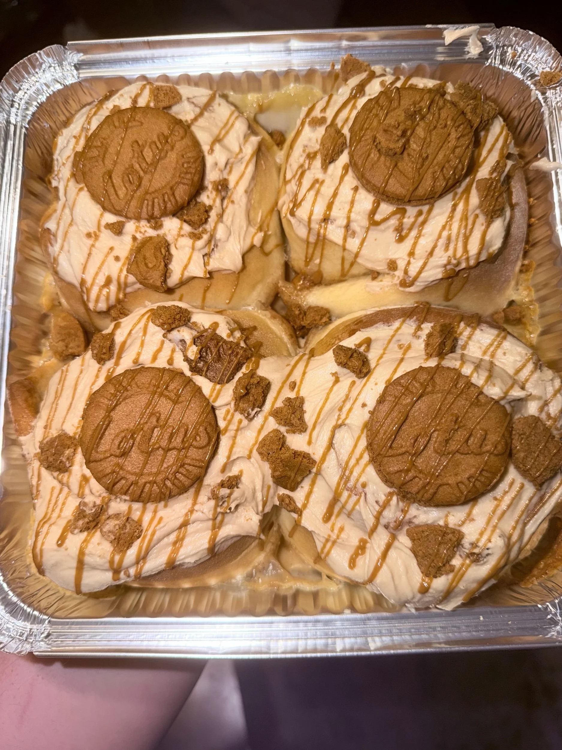 Biscoff Cinnamon Roll