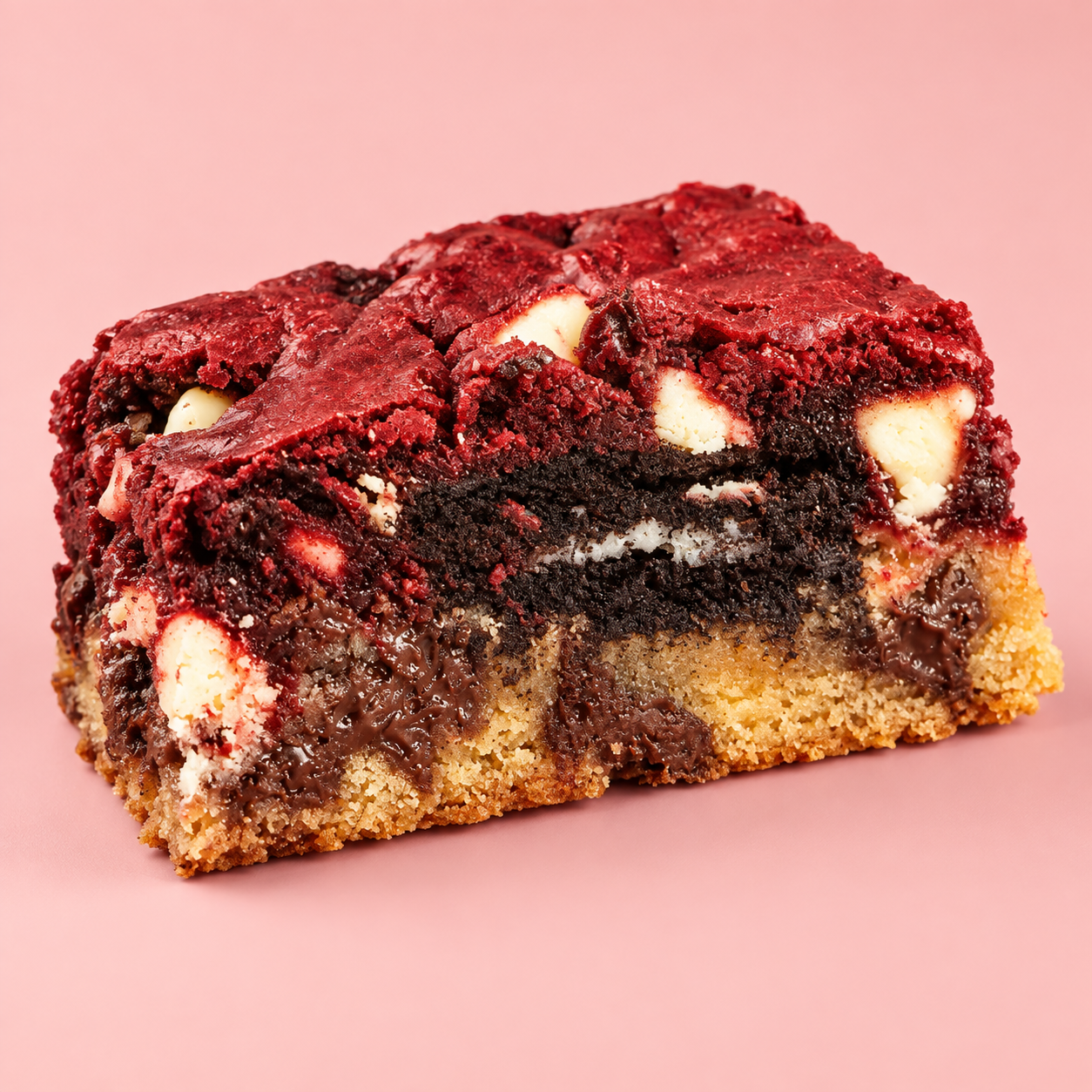 Red Velvet Oreo Brownie