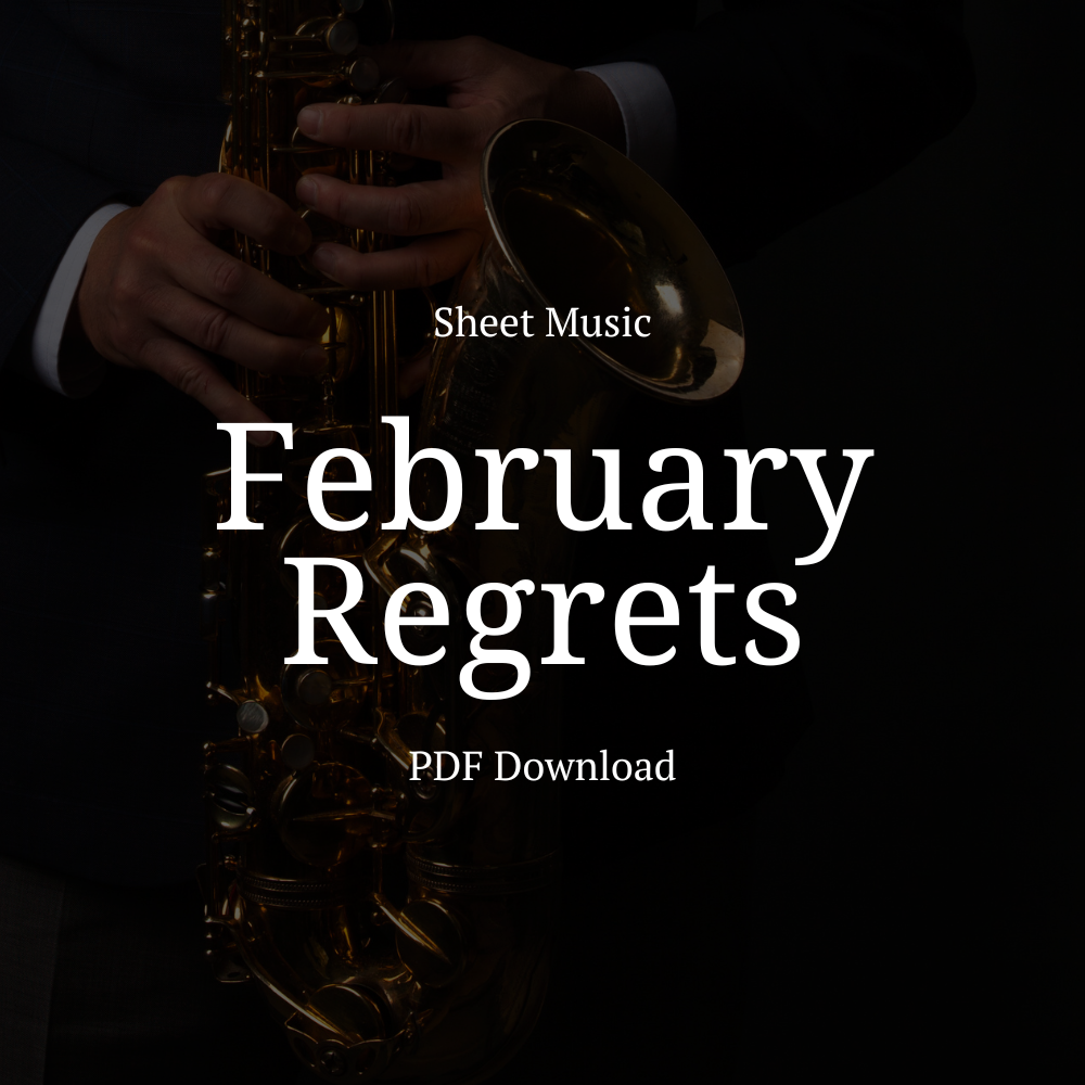 February Regrets- Sheet Music