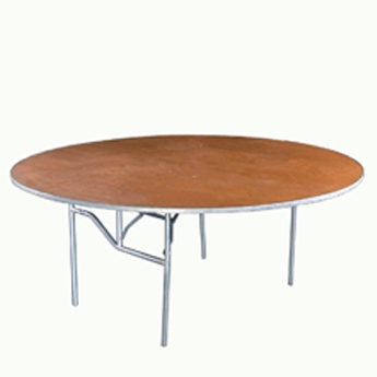 6' Round Wood Table
seats 8-10 people 
        $16.00 Each