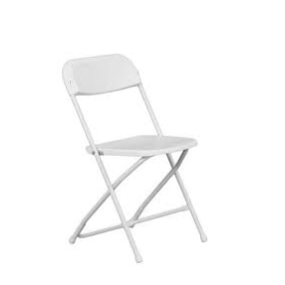 White Plastic Folding Chair
$1.75 Each