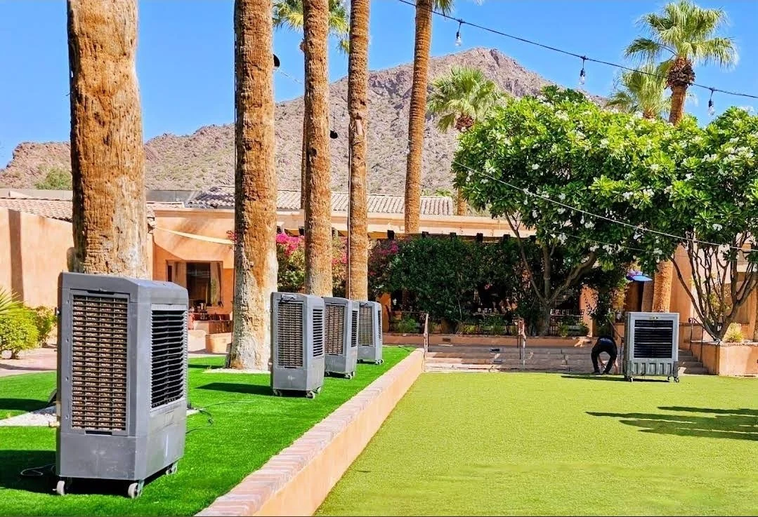 Outdoor event cooling rentals in Phoenix Arizona