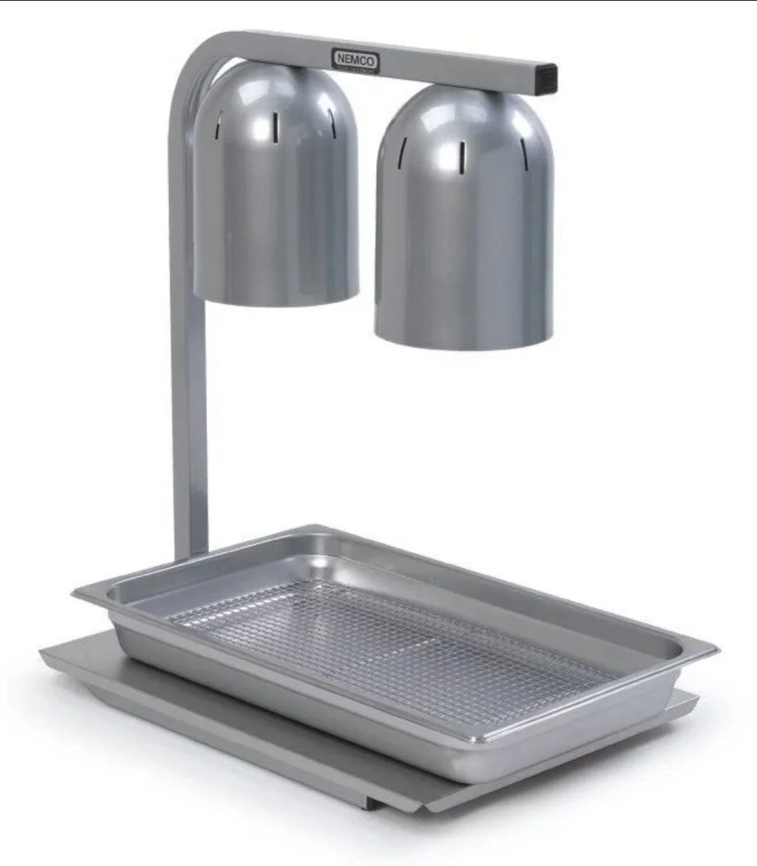 Stainless steel heat lamp rental for keeping food warm at buffets, catering setups, parties and events in Phoenix, Arizona.