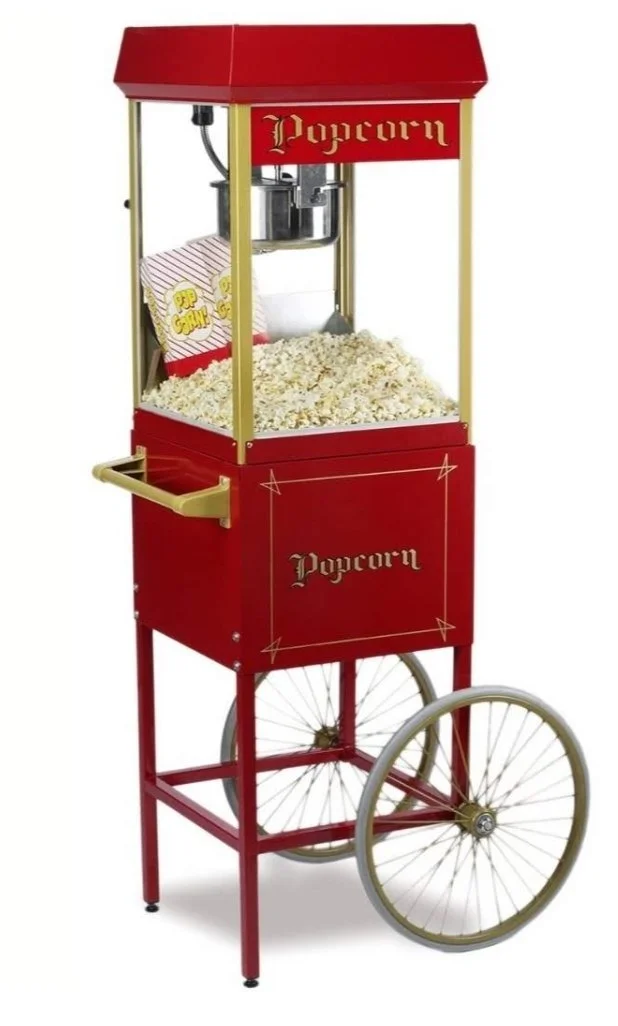 Popcorn Machine with Cart Rental