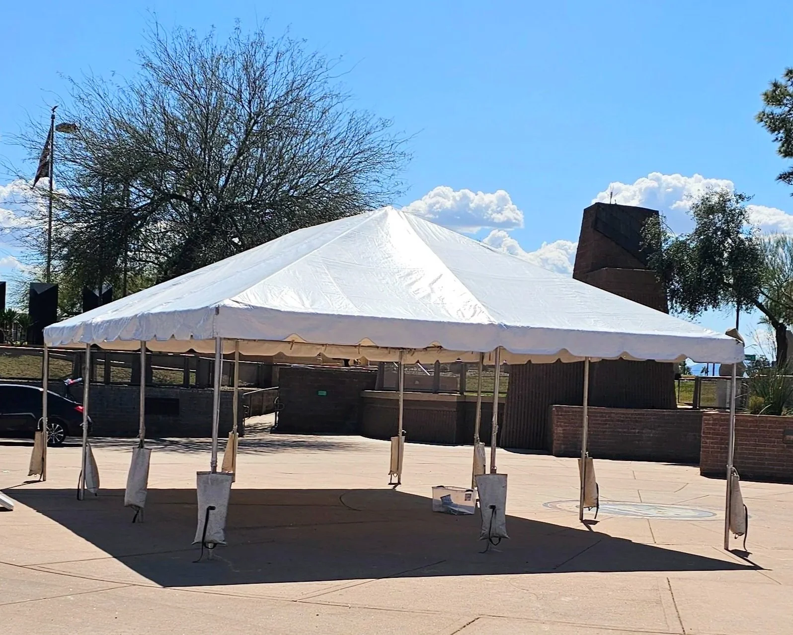 20X20 White Canopy
