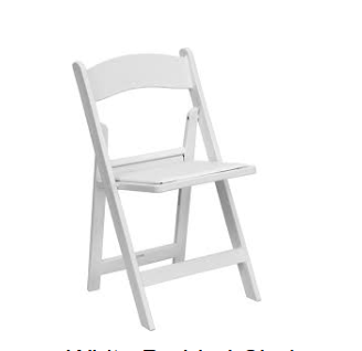 White Padded Folding Chair
$3.25 Each