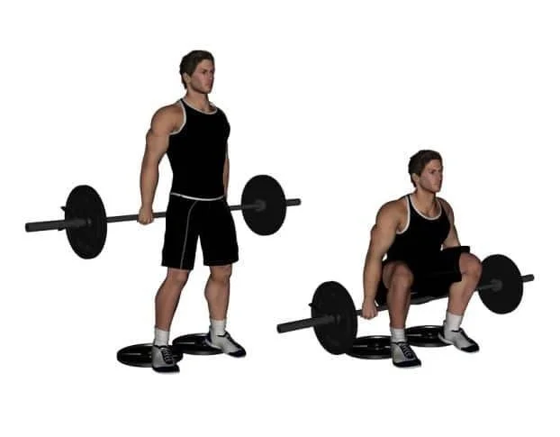 Barbell Hack Squat - Heels Elevated