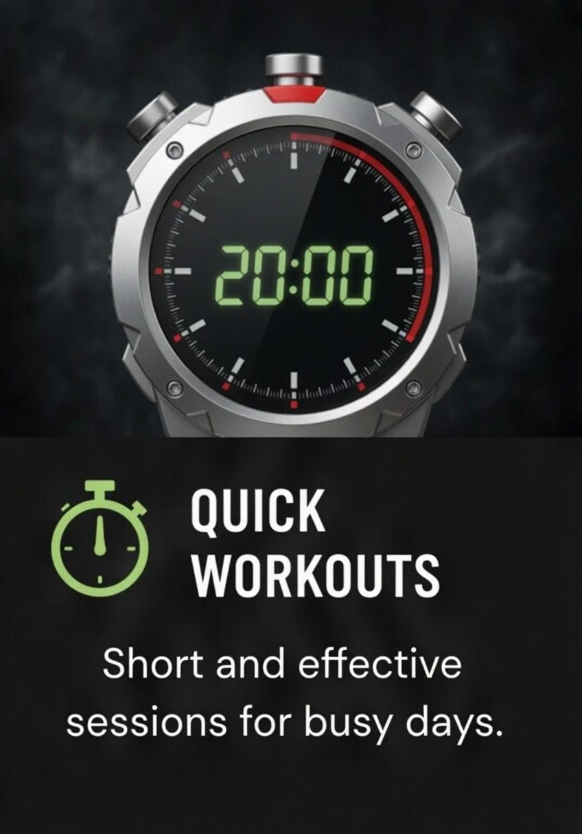 short and effective workouts for busy days