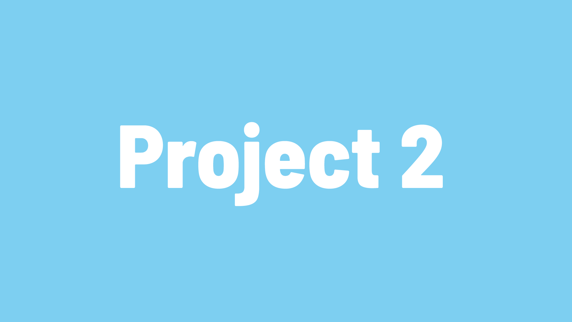 Project 2