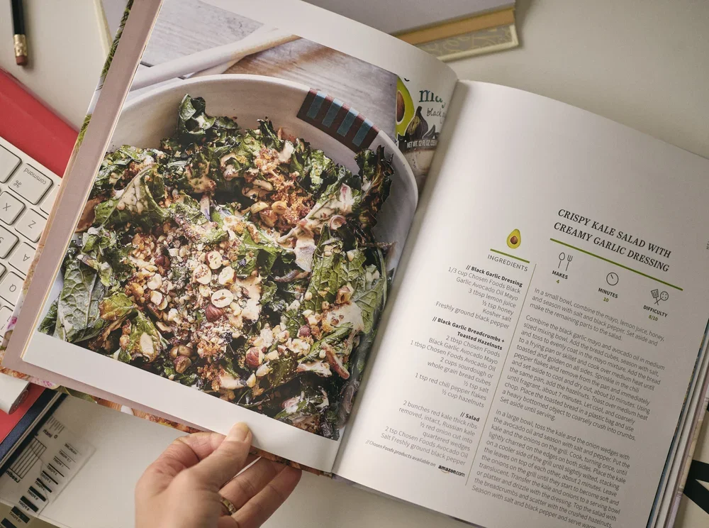 Brand identity design for Chosen Food Cookbook by Mindsy Design