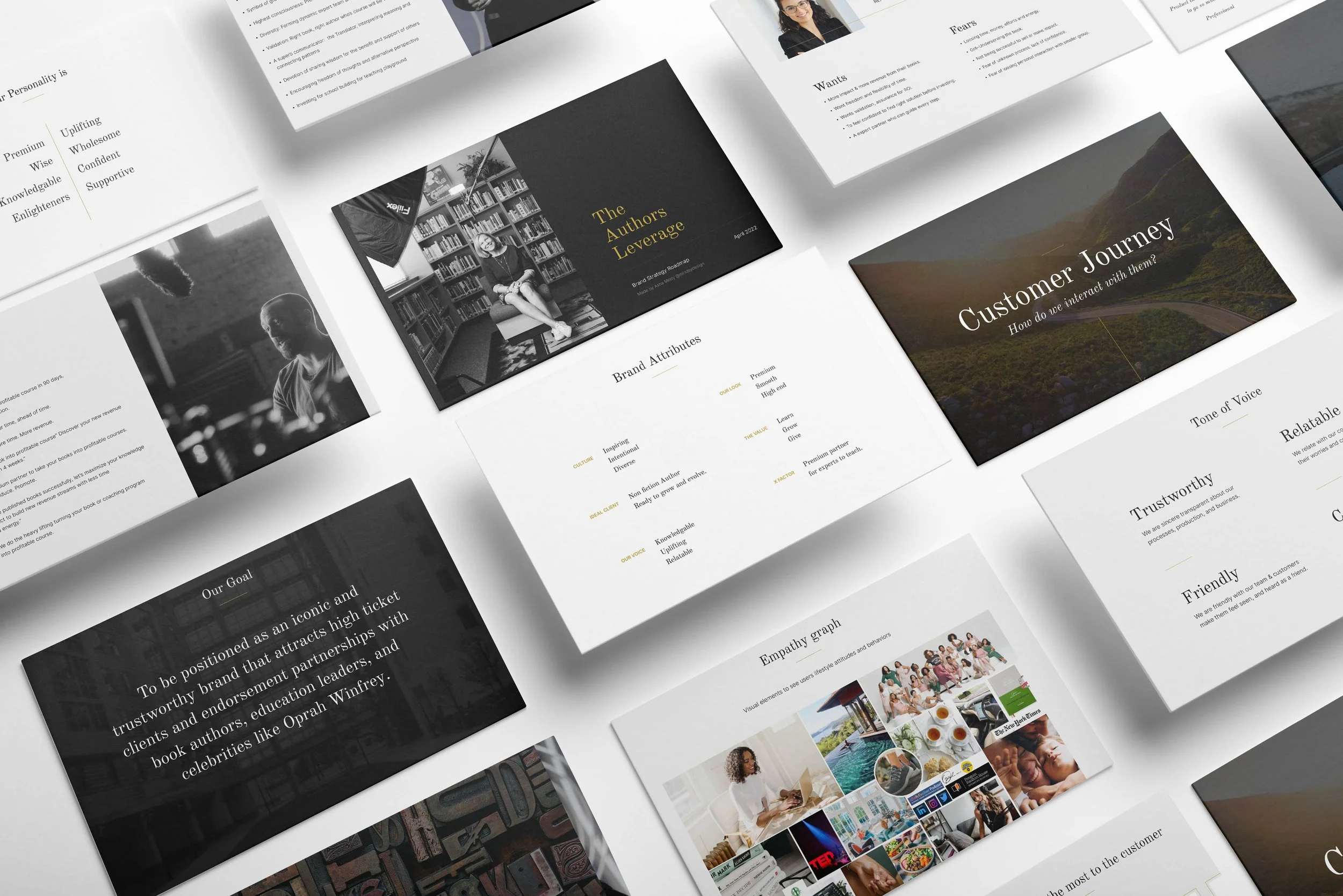Brand identity design for Author's Leverage by Mindsy Design