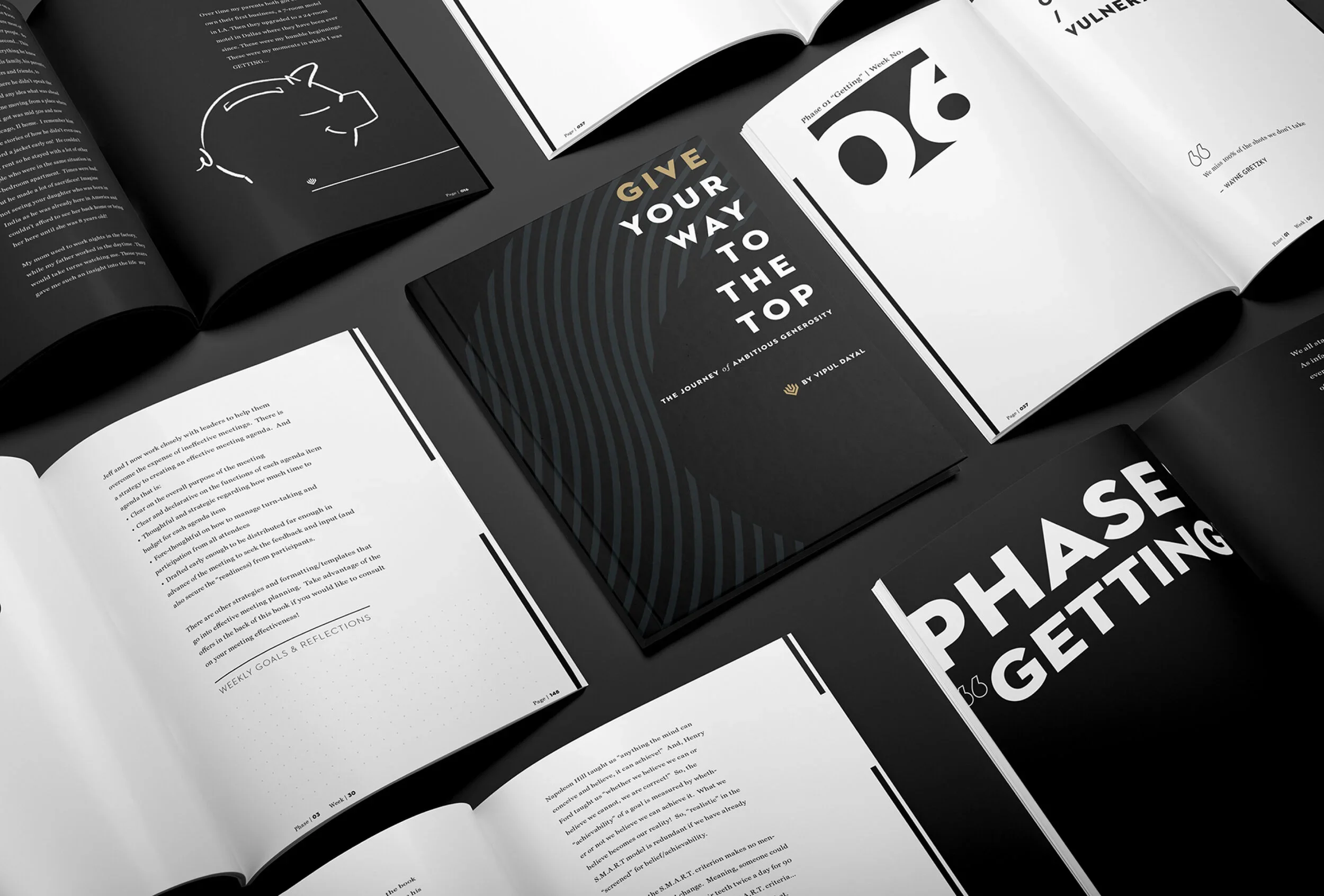 Brand identity design for Vipul Dayal by Mindsy Design