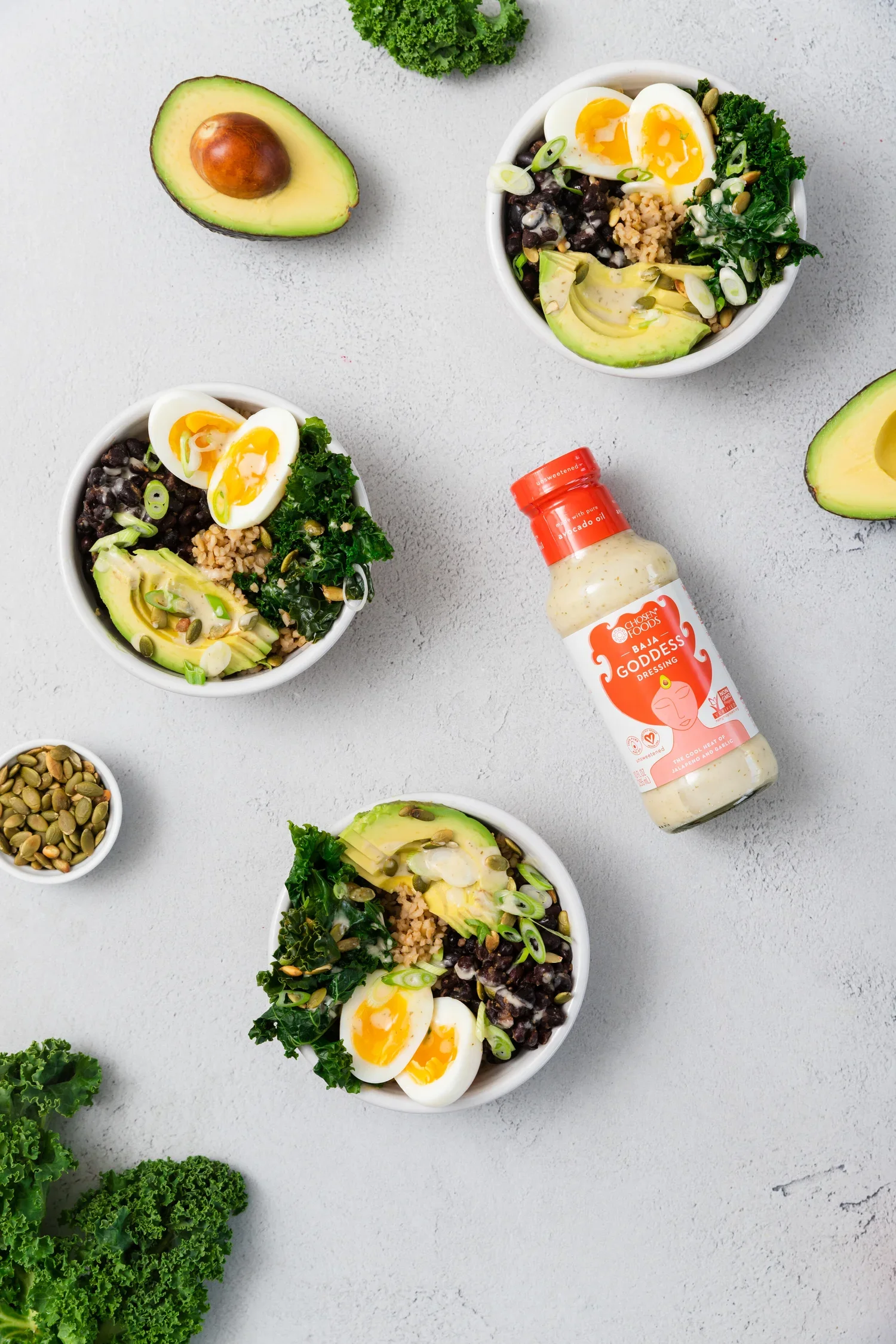 Brand identity design for Chosen Food Goddess Dressing by Mindsy Design