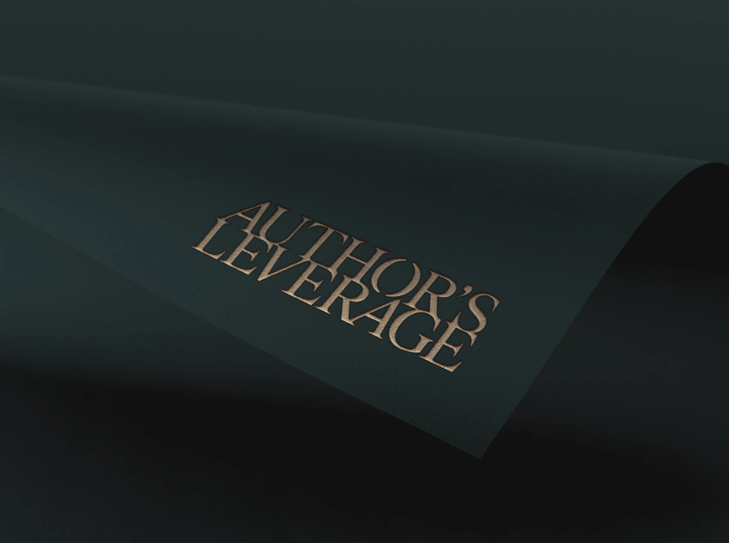 Brand identity design for Author's Leverage by Mindsy Design