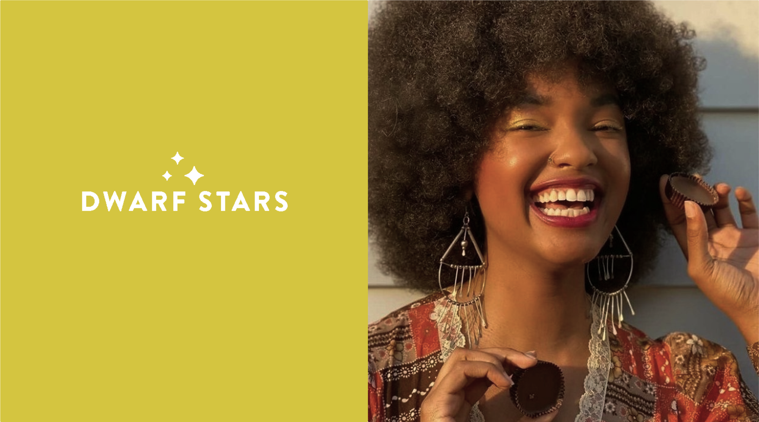 Dwarf Stars Chocolate vegan chocolate brand identity promoting allergen-free chocolate through lifestyle branding.