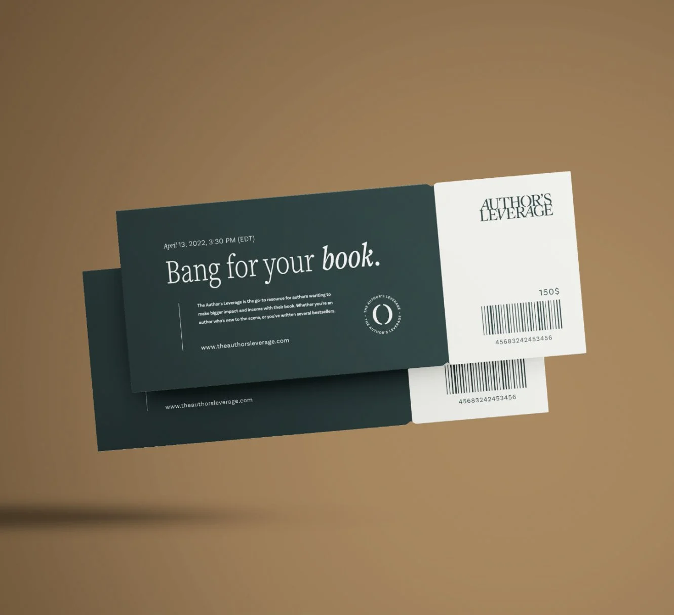 Brand identity design for Author's Leverage by Mindsy Design