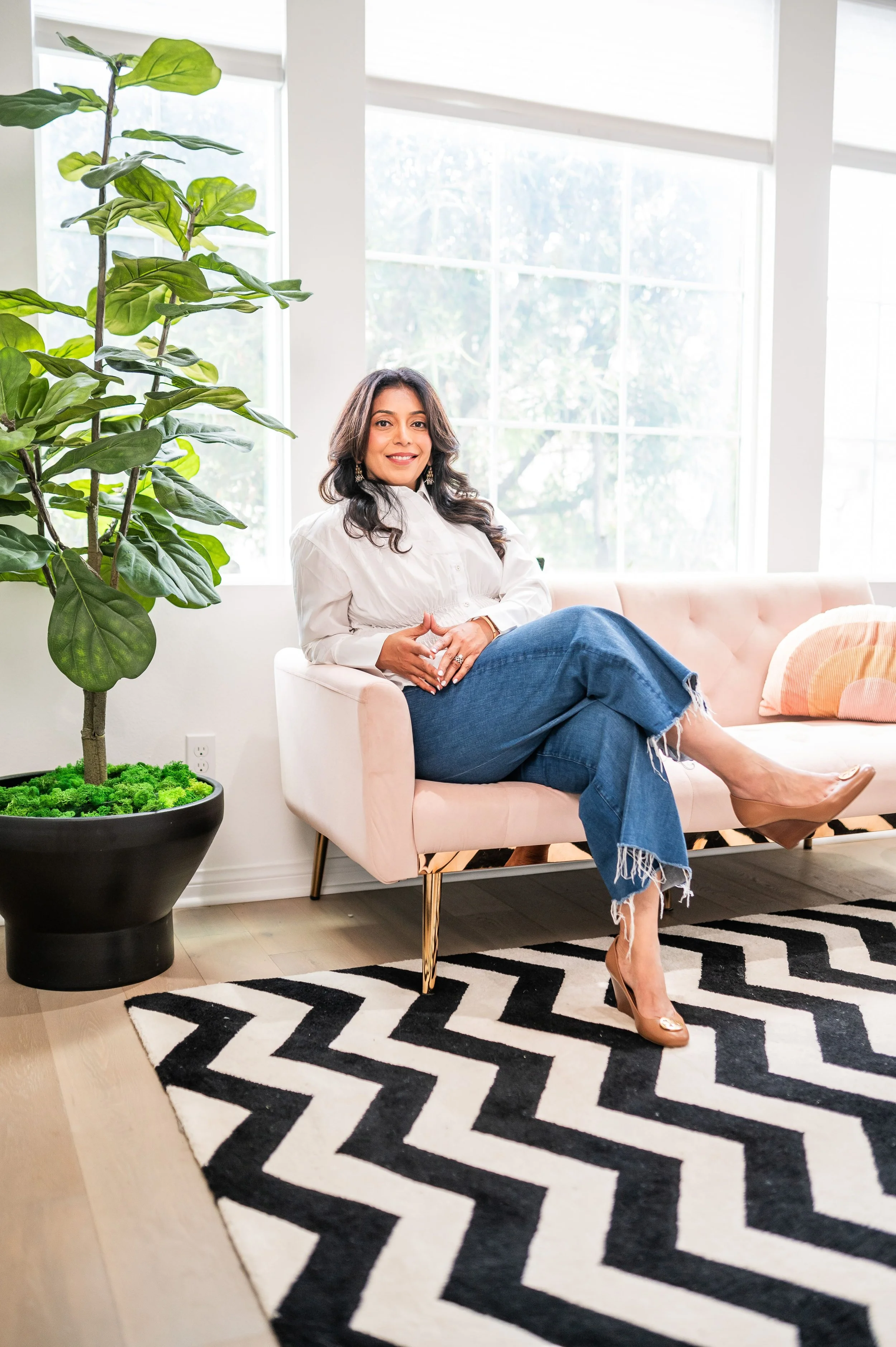 Asha Mody, founder of Mindsy Design Studio, brand strategist and creative director based in San Diego California