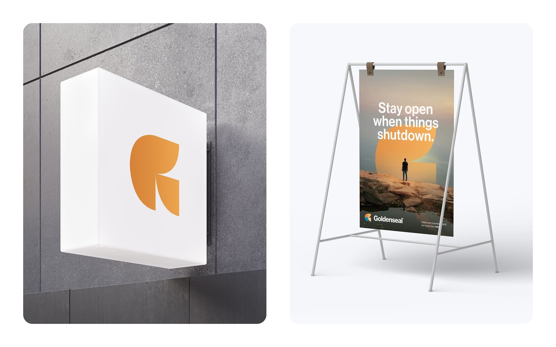 Brand identity design for Goldenseal by Mindsy Design