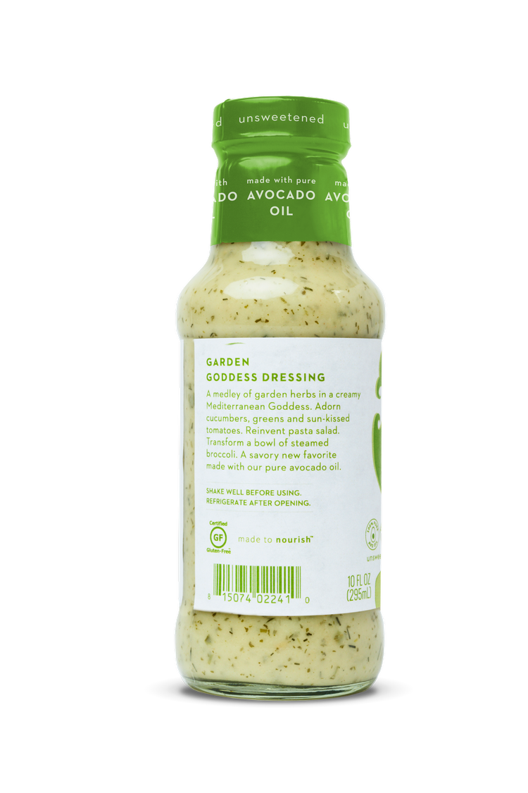 Brand identity design for Chosen Food Goddess Dressing by Mindsy Design