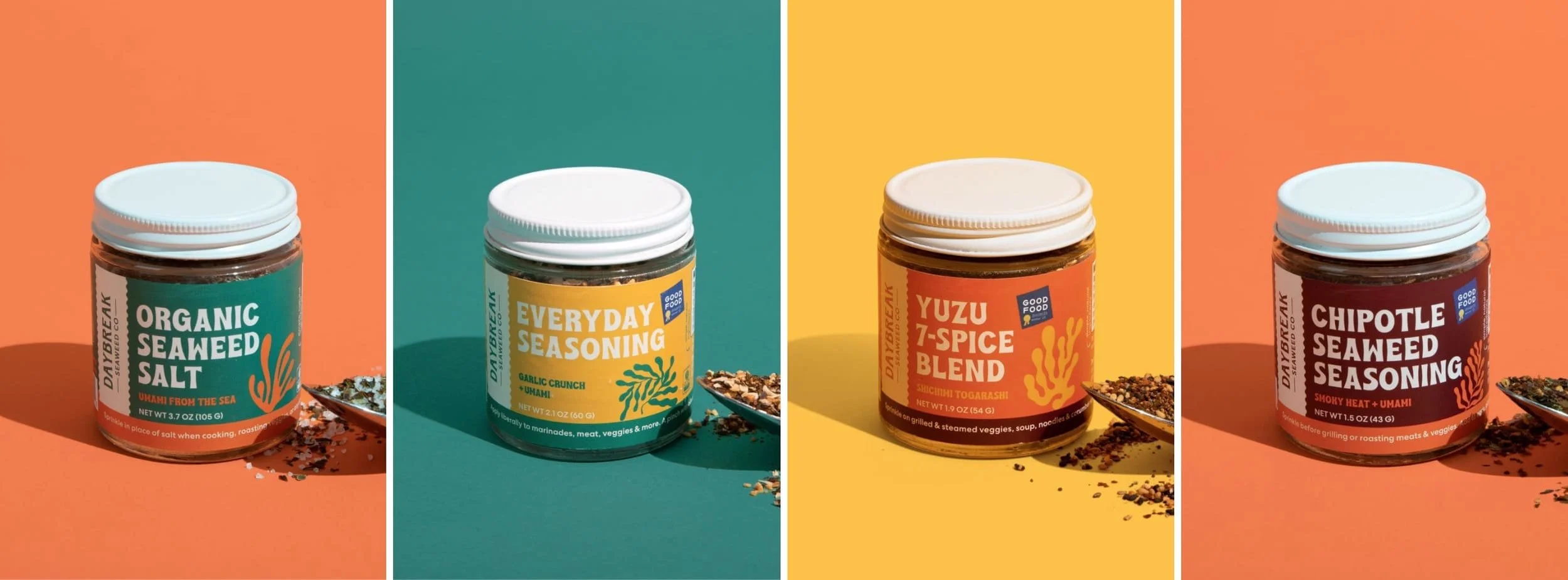 Brand identity design for Daybreak Seaweed Co. by Mindsy Design