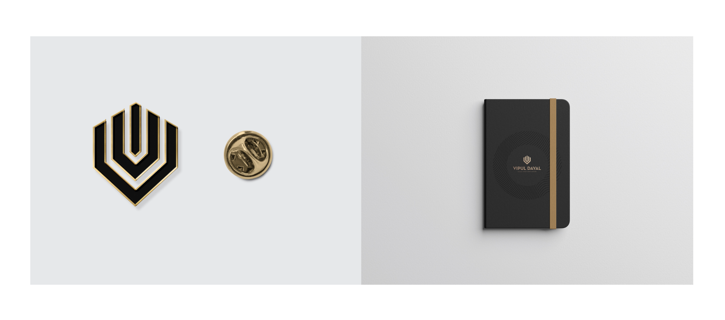 Brand identity design for Vipul Dayal by Mindsy Design