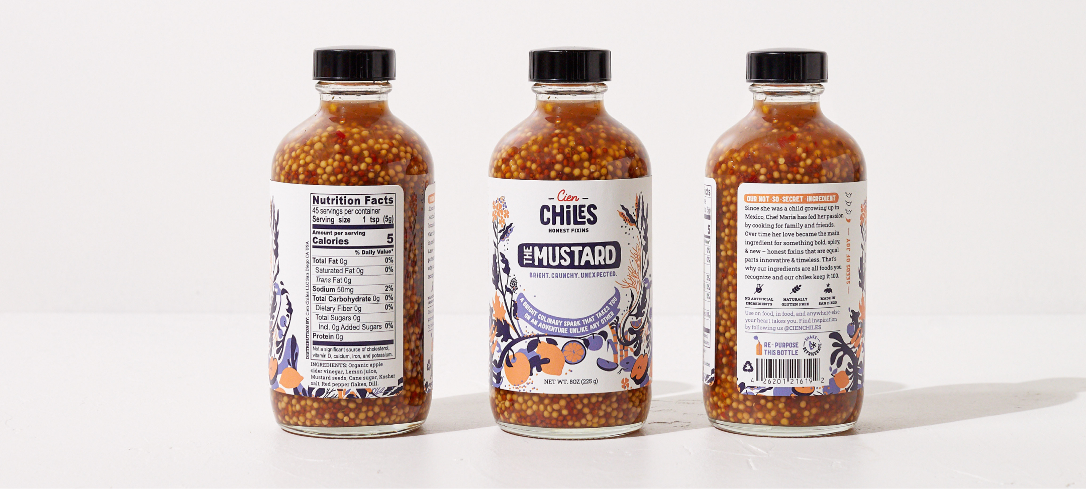Brand identity design for Cien Chiles by Mindsy Design