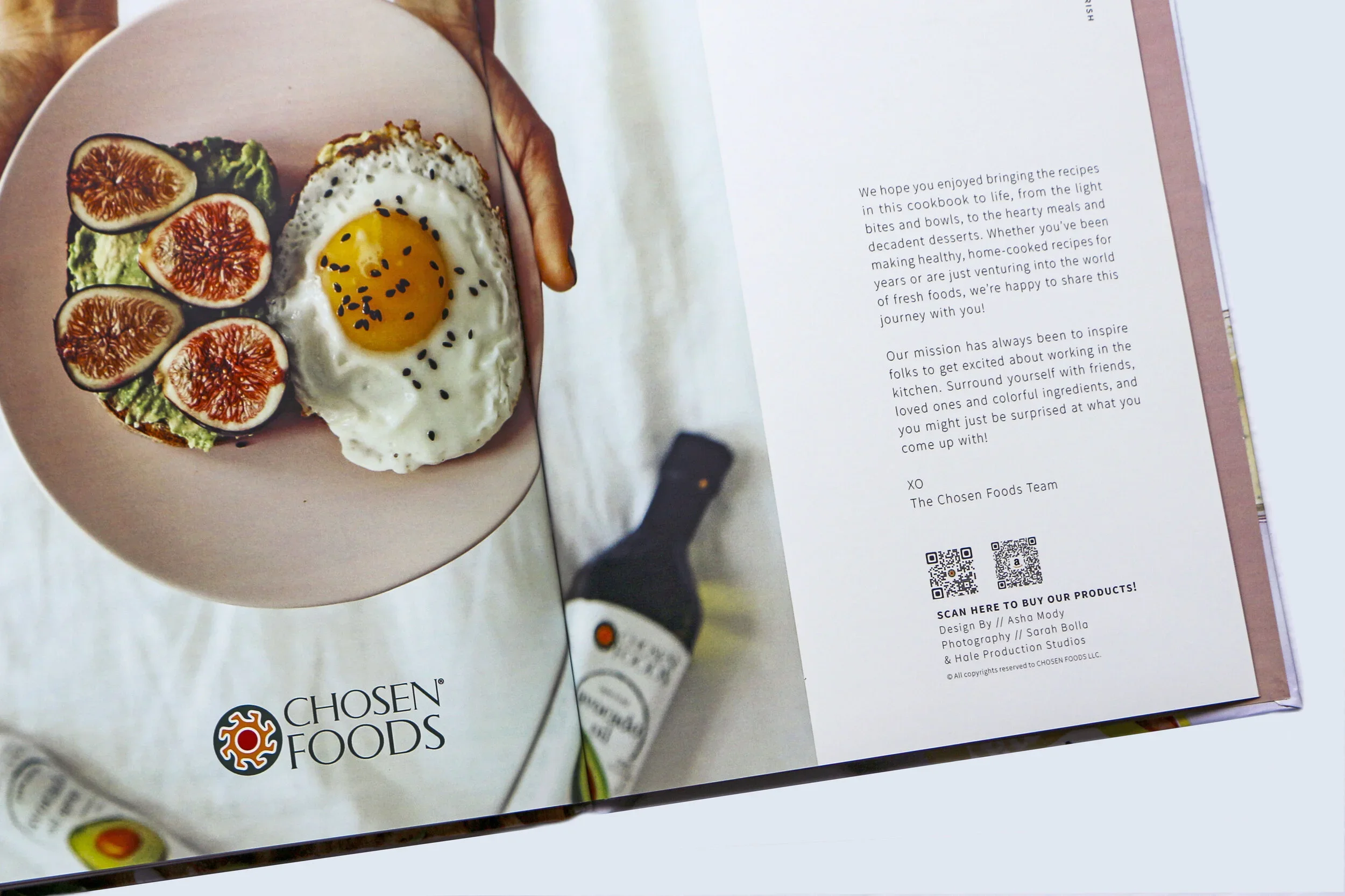 Brand identity design for Chosen Food Cookbook by Mindsy Design