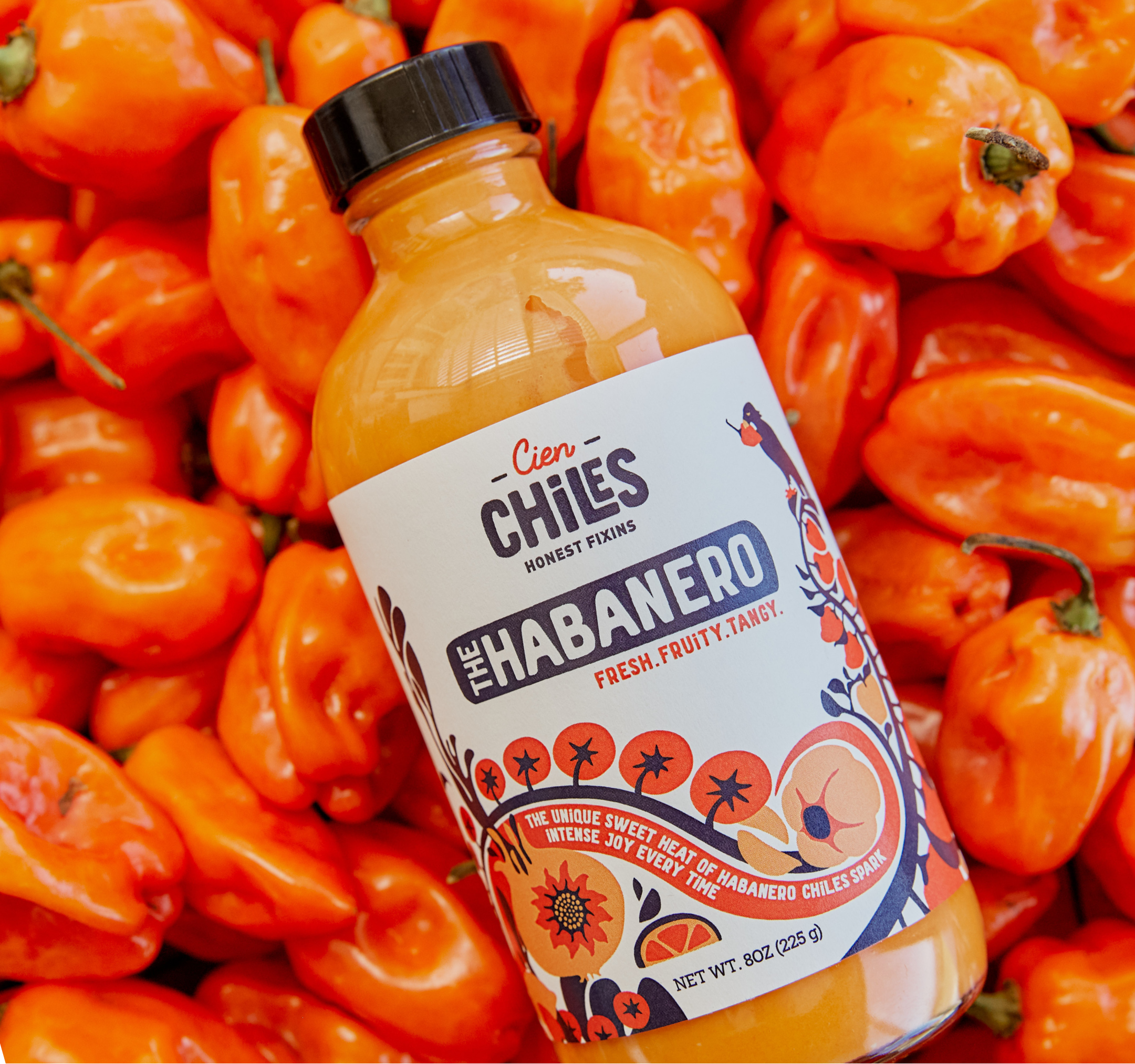 Brand identity design for Cien Chiles by Mindsy Design