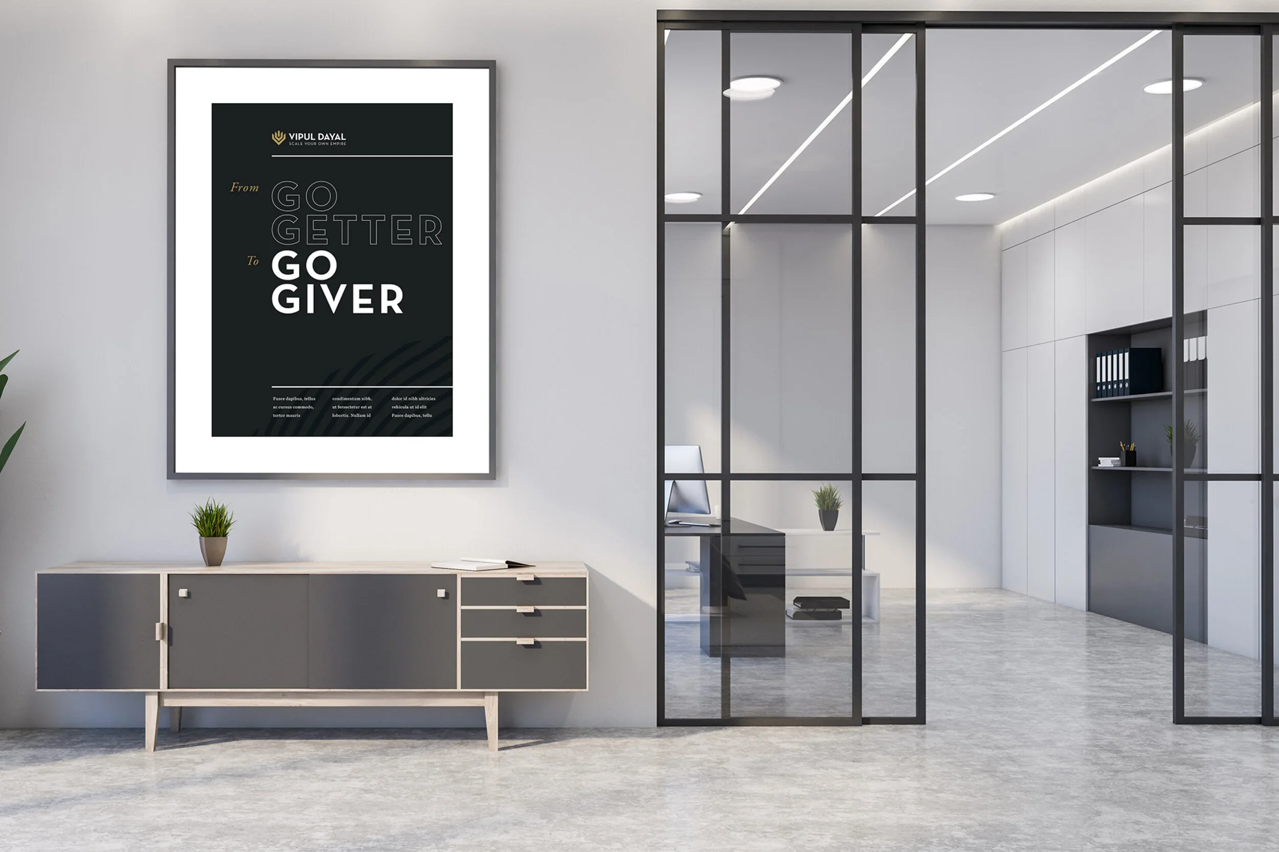 Brand identity design for Vipul Dayal by Mindsy Design