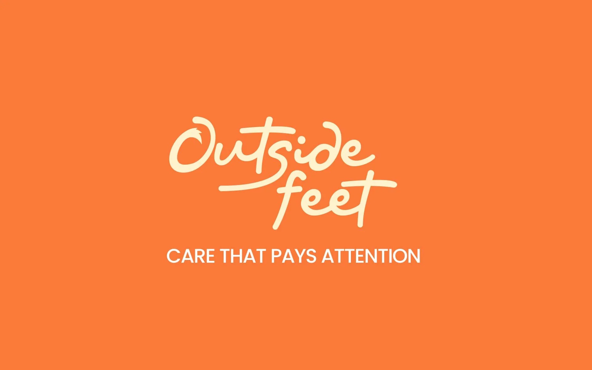 Brand identity design for Outside Feet by Mindsy Design