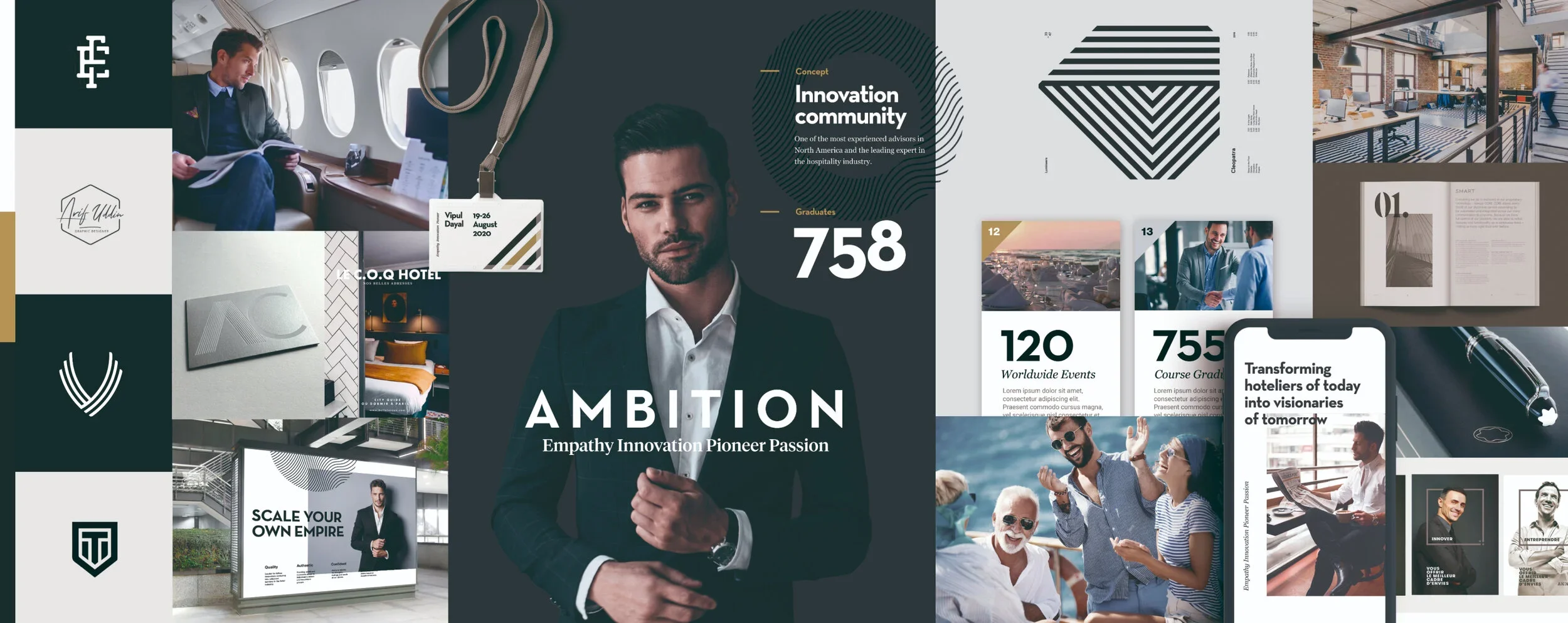 Brand identity design for Vipul Dayal by Mindsy Design