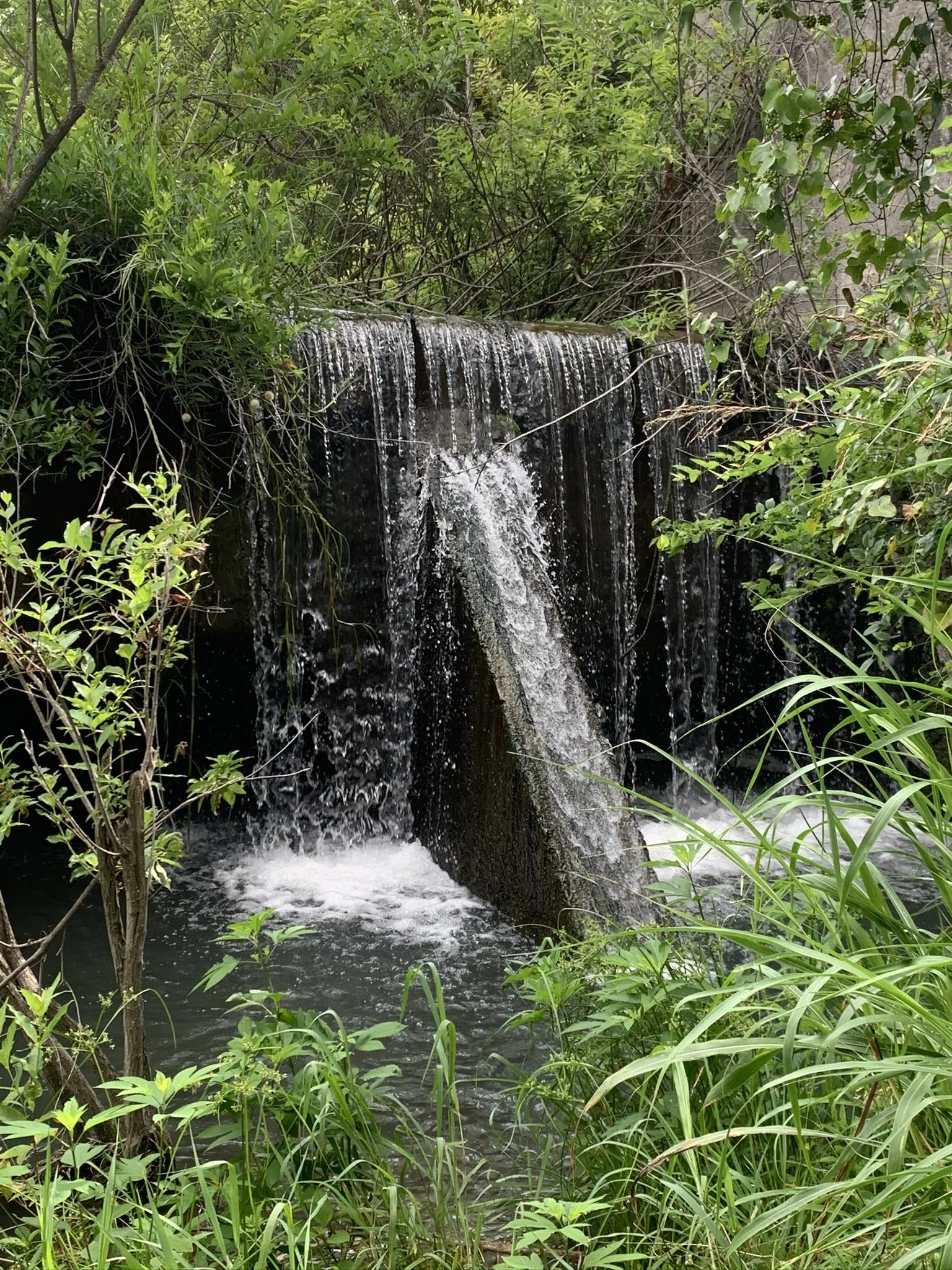 Small Dam on River