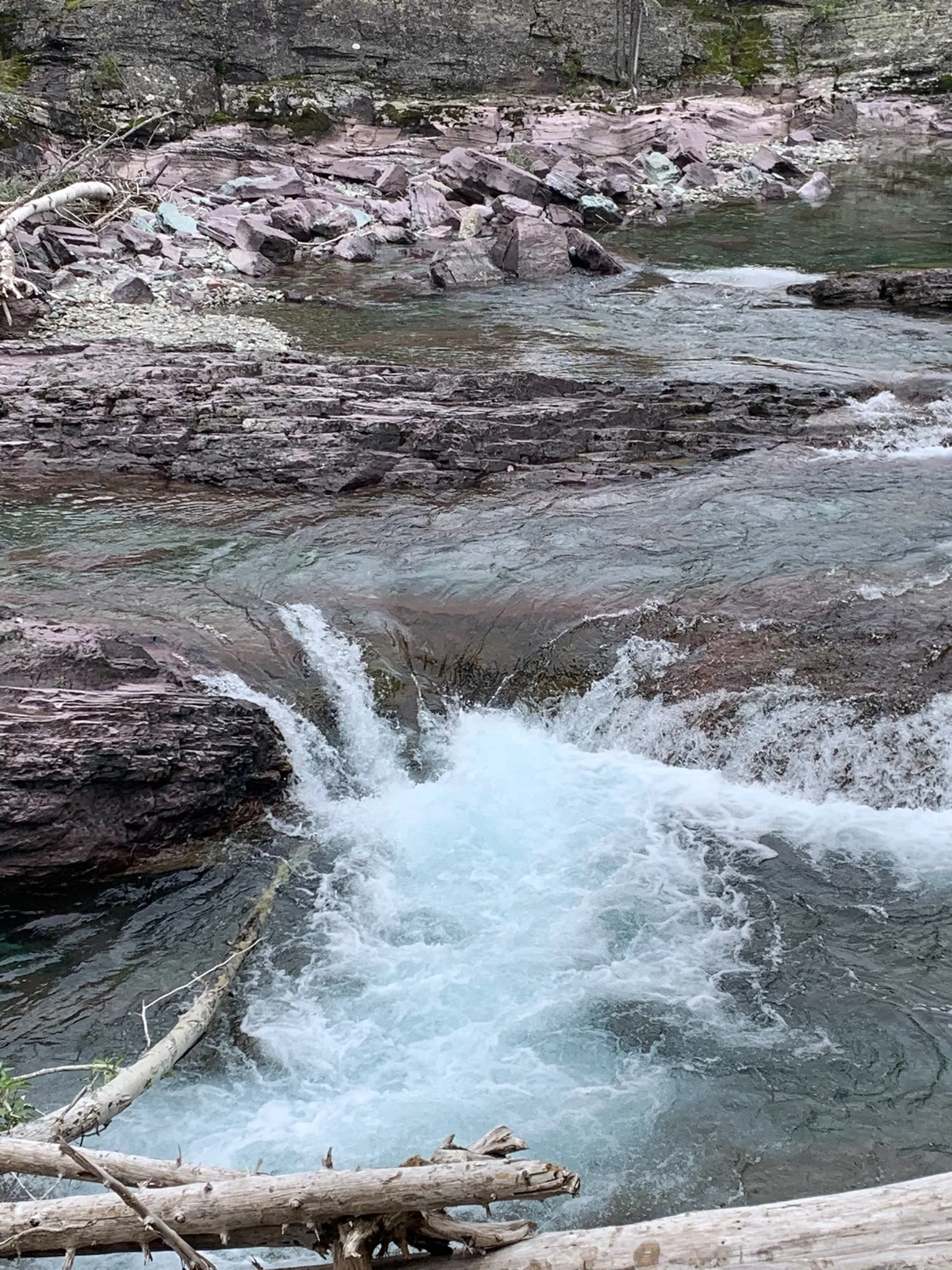 Fast Flowing River in Montana