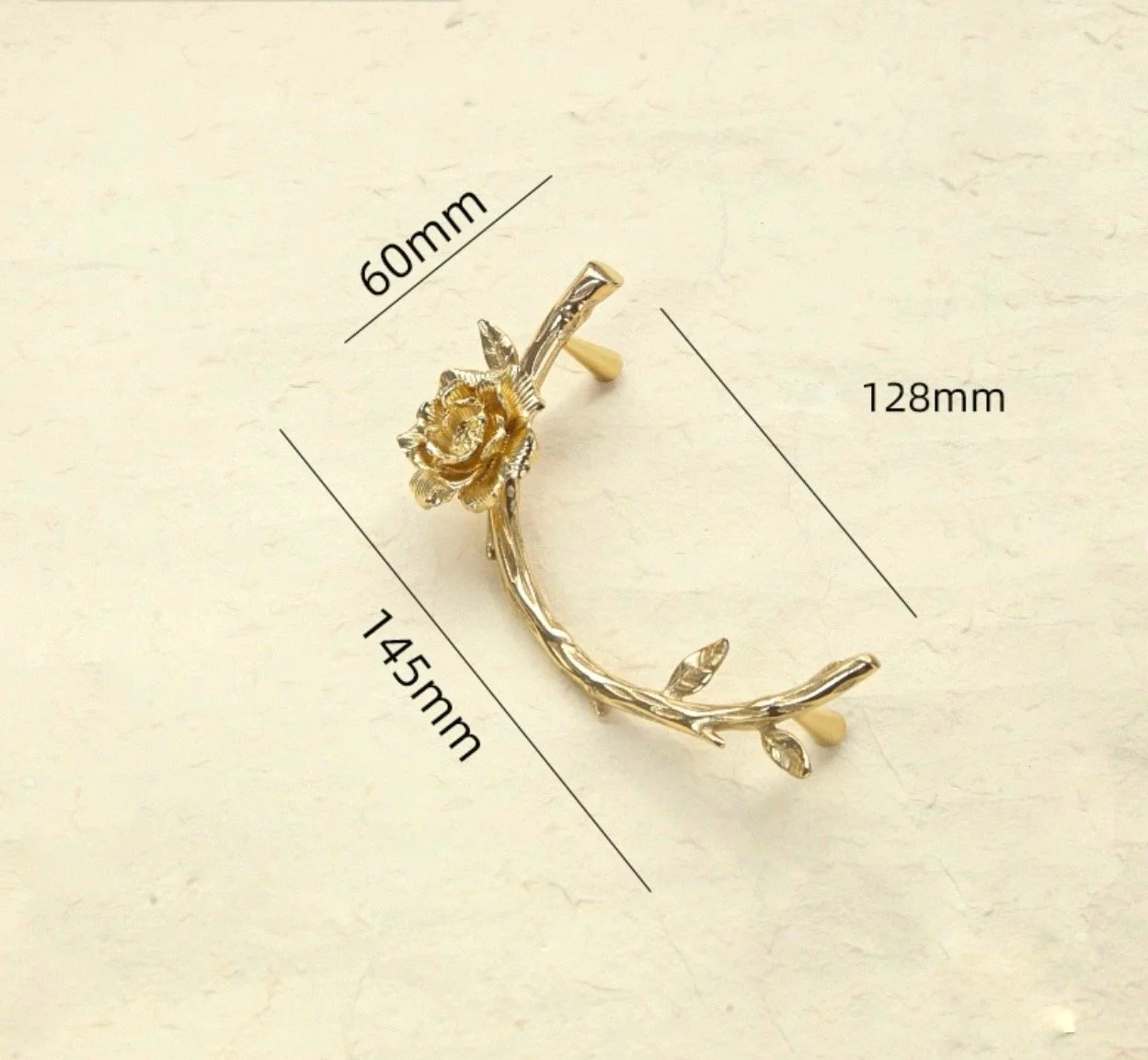 Rose Branch Brass Cabinet Hardware Collection