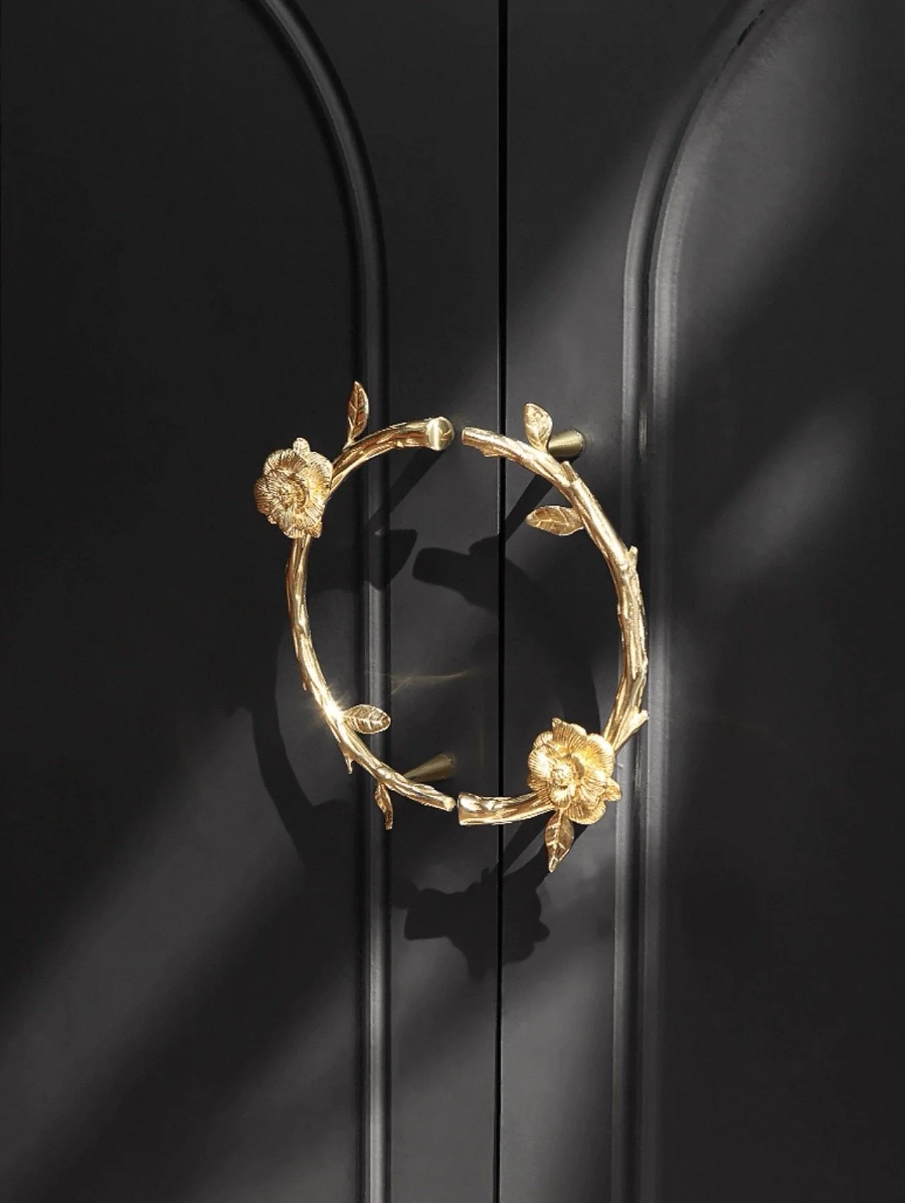 Rose Branch Brass Cabinet Hardware Collection
