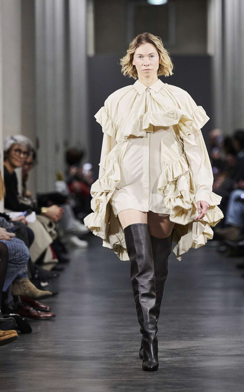 La Robe Chemise à Volants — Valette Studio, Cream