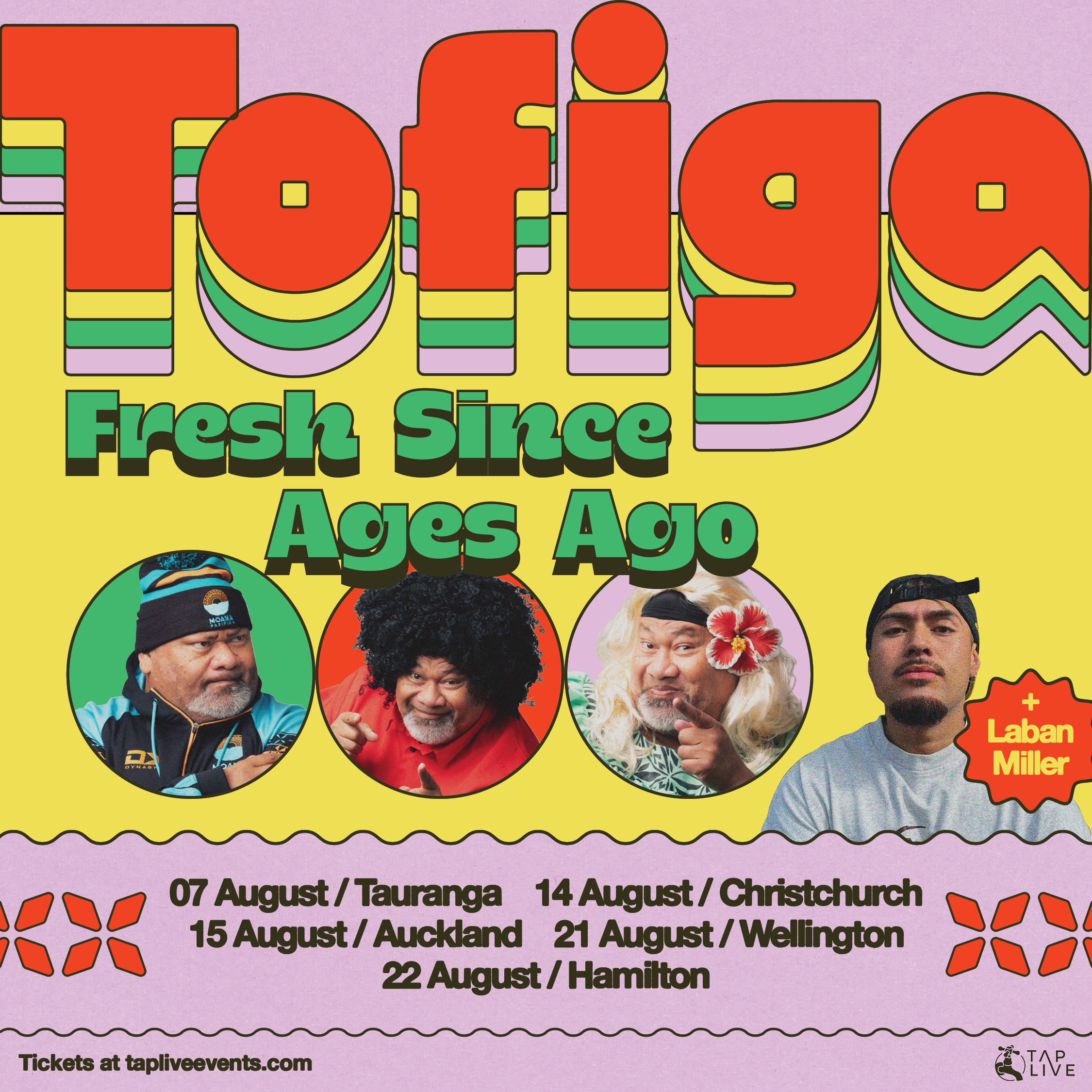 Tofiga announces new live NZ show with rising star Laban Miller