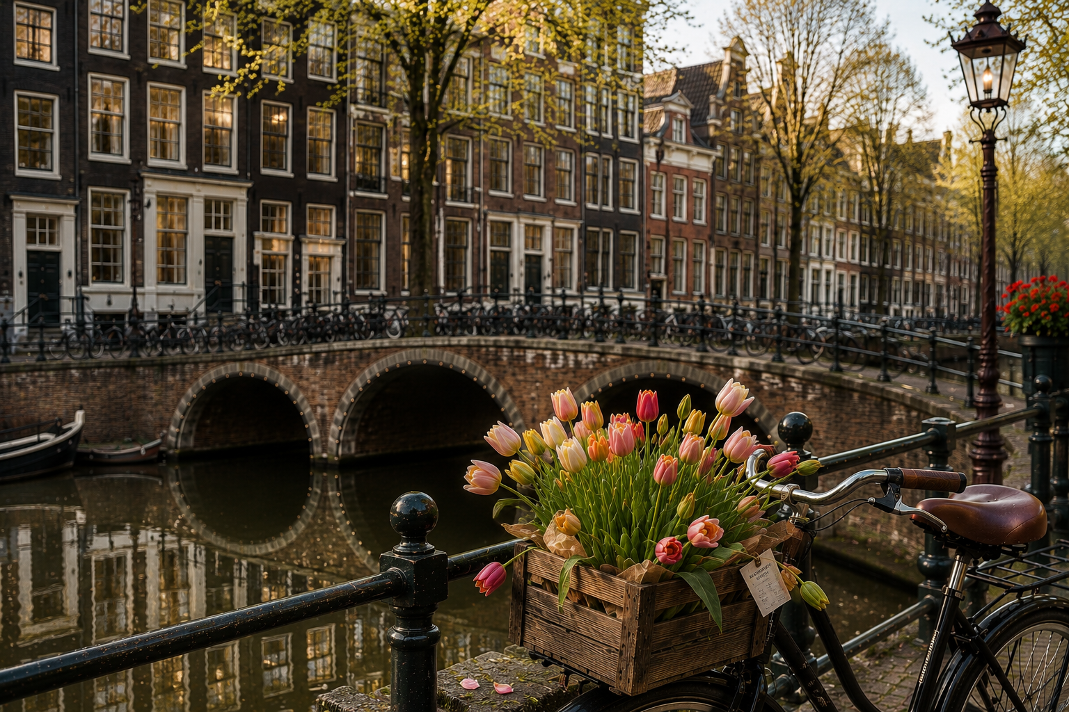 Amsterdam Canal Colors: A European Color Story
