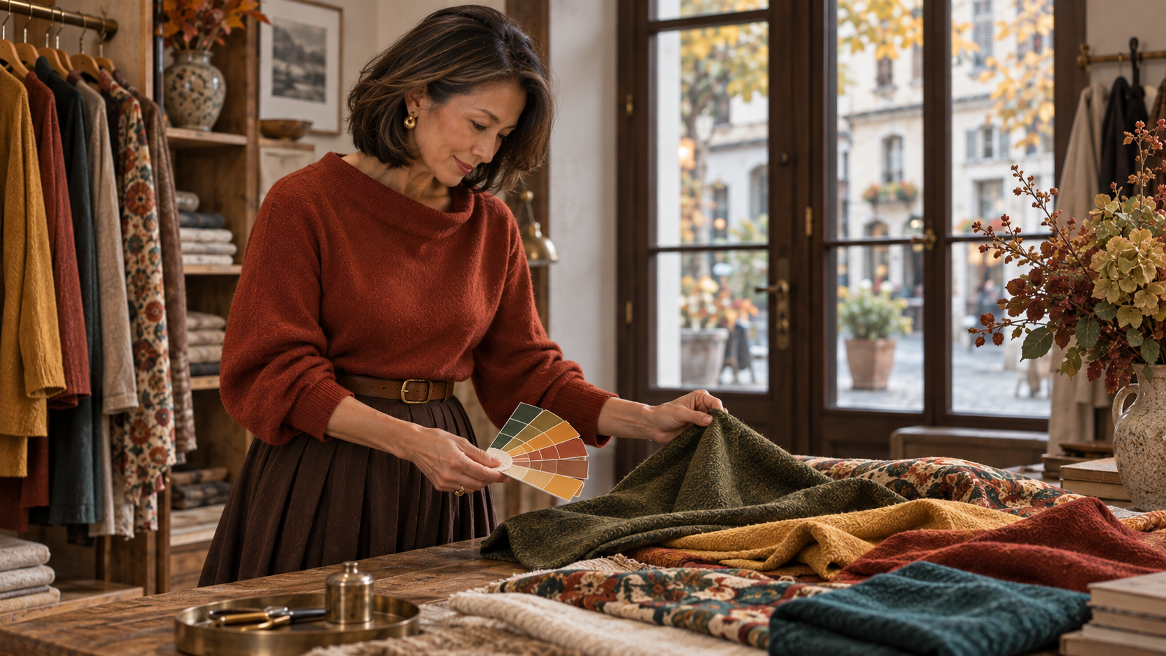 True Autumn styling mistakes: learn why your clothes don’t need to match a seasonal color palette exactly and how to recognize warm, rich colors in real fabrics.