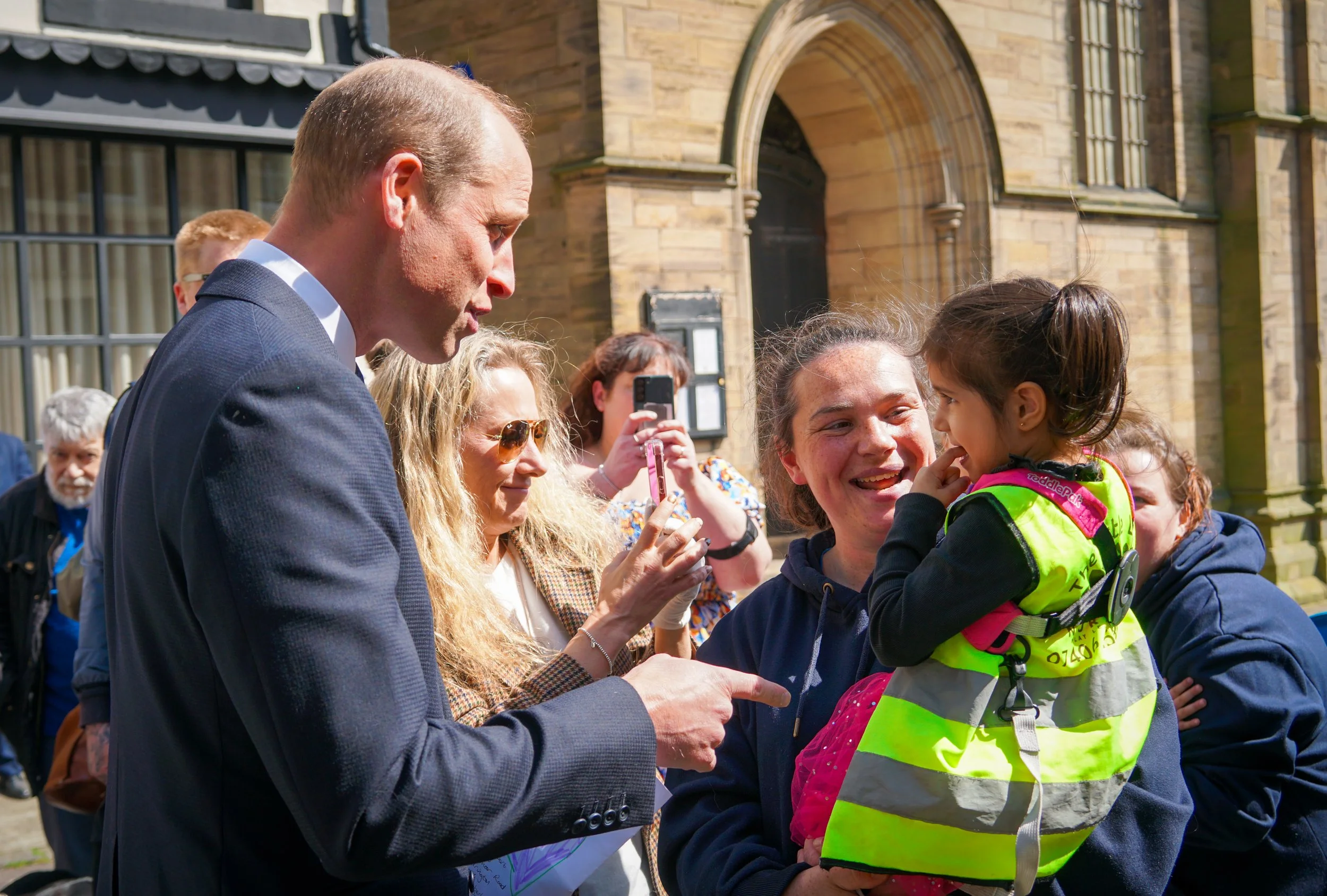 Prince William Prince of Wales, Newcastle-upon-Tyne, April 2024